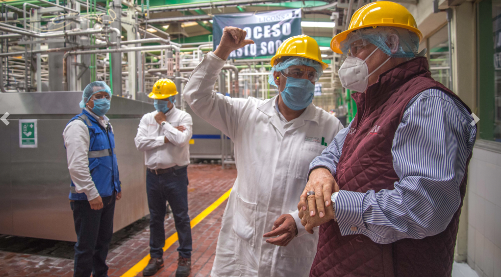 Supervisan operación de Planta Metropolitana Sur de Segalmex-Liconsa