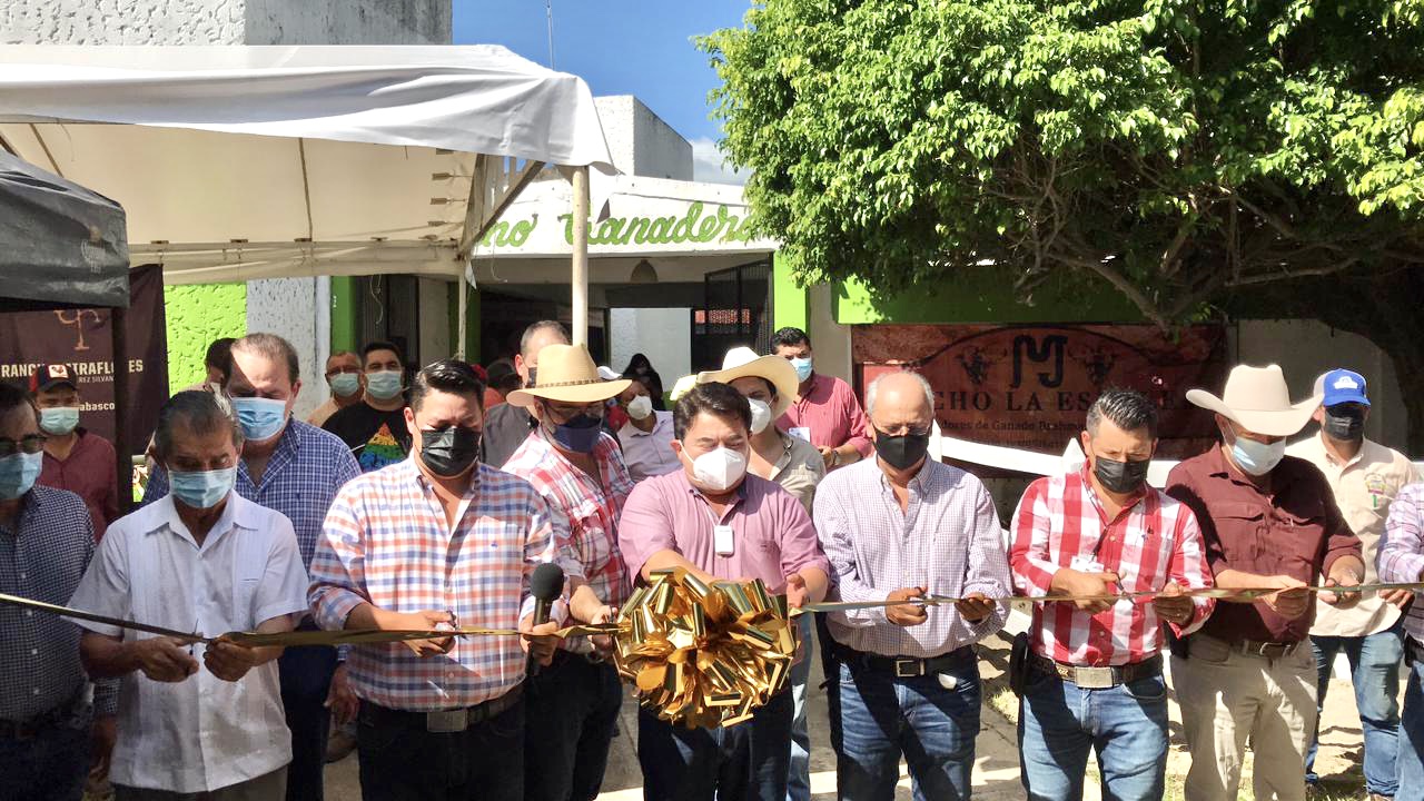 Inauguran Tianguis Ganadero en Macuspana