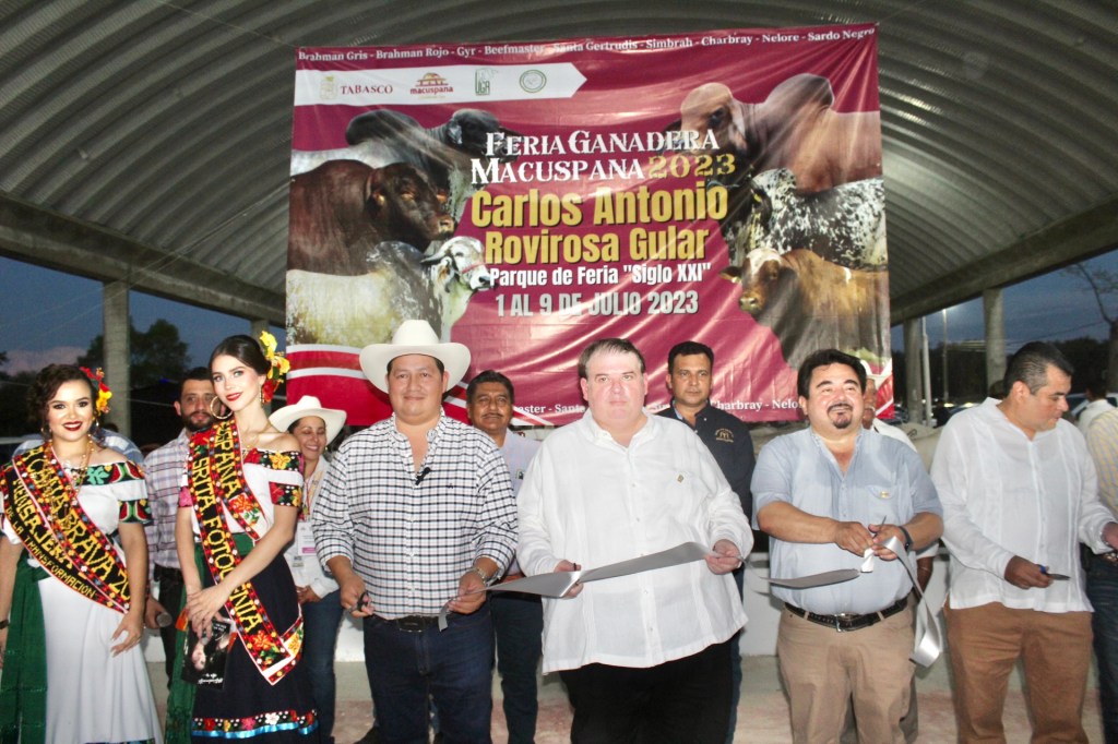 Inaugura Alcalde Julio Gutiérrez Feria Ganadera 2023 «Carlos Antonio Rovirosa&nbsp;Gular»