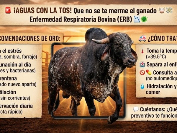 🚨 ¡AGUAS CON LA TOS! Que no se te merme el ganado&nbsp;🐮💸