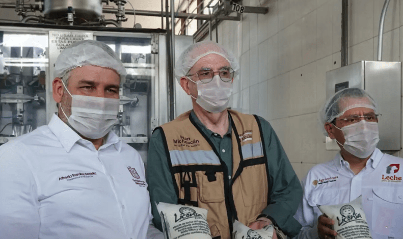Nueva planta de secado de leche en Michoacán producirá 250,000 litros diarios para fortalecer la&nbsp;autosuficiencia