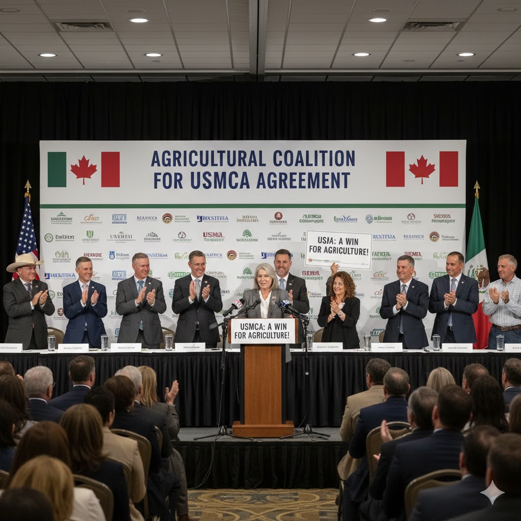 Ganaderos y agricultores de EU, por renovación del&nbsp;T-MEC