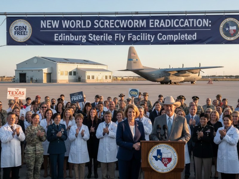 El USDA anuncia la finalización de una planta de dispersión de moscas estériles en&nbsp;Texas